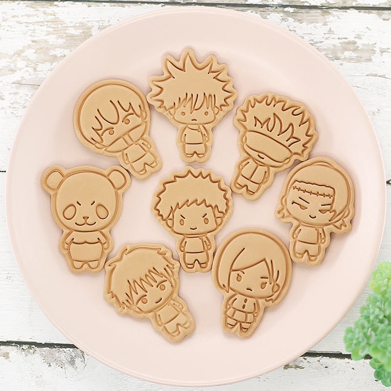 8pcs Jujutsu Kaisen Cake Cooki – Baking Kitchen Kids Bewertung und Preis