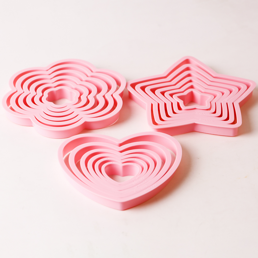 1set/3sets Pink Heart Star Flo – Cookie Cutter Set Bewertung und Preis