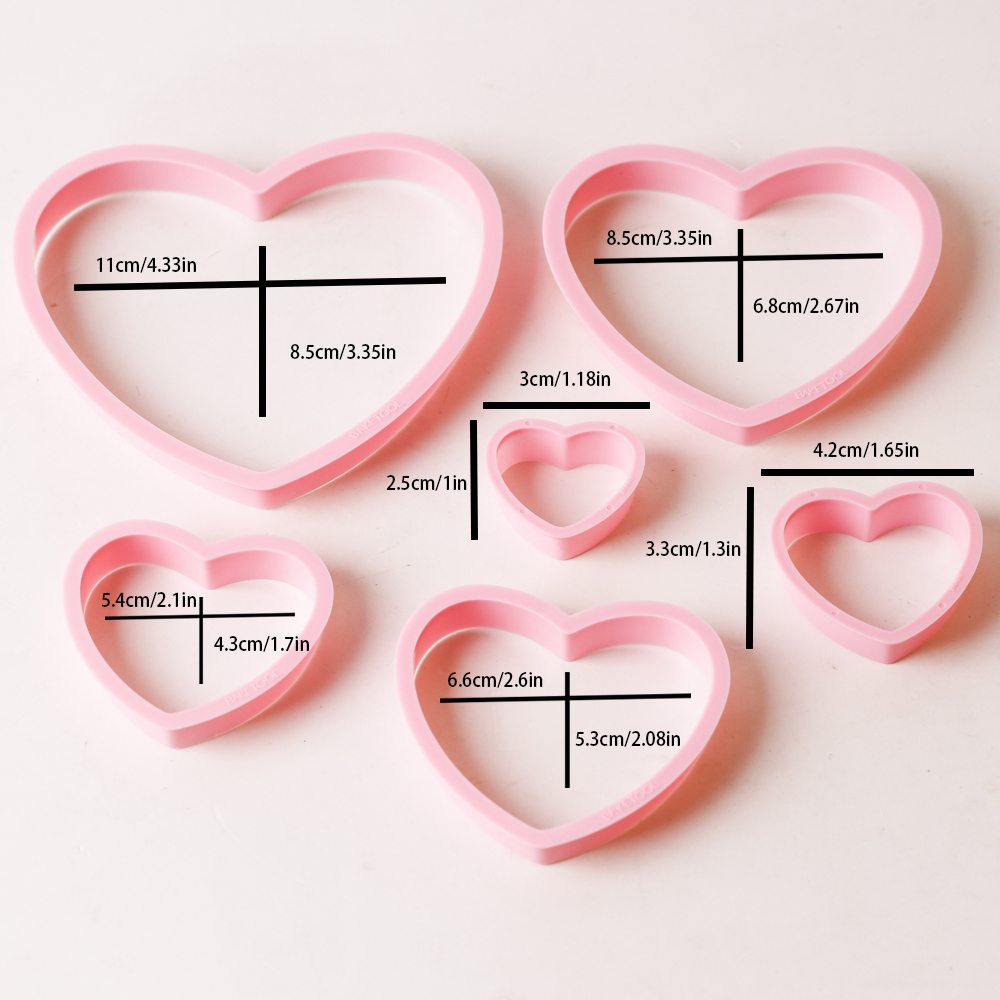 1set/3sets Pink Heart Star Flo – Cookie Cutter Set Bewertung und Preis