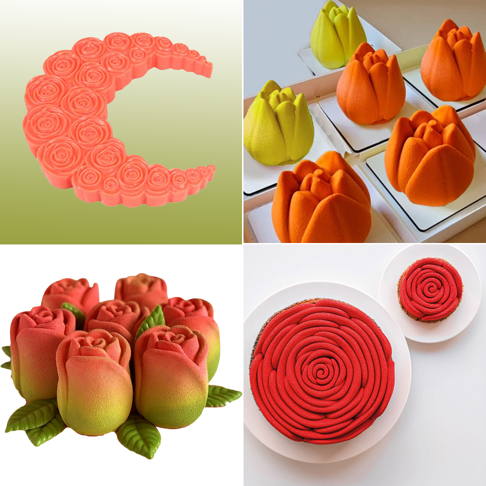 French Mousse Cake Molds Valen – Baking Kitchen Design Bewertung und Preis
