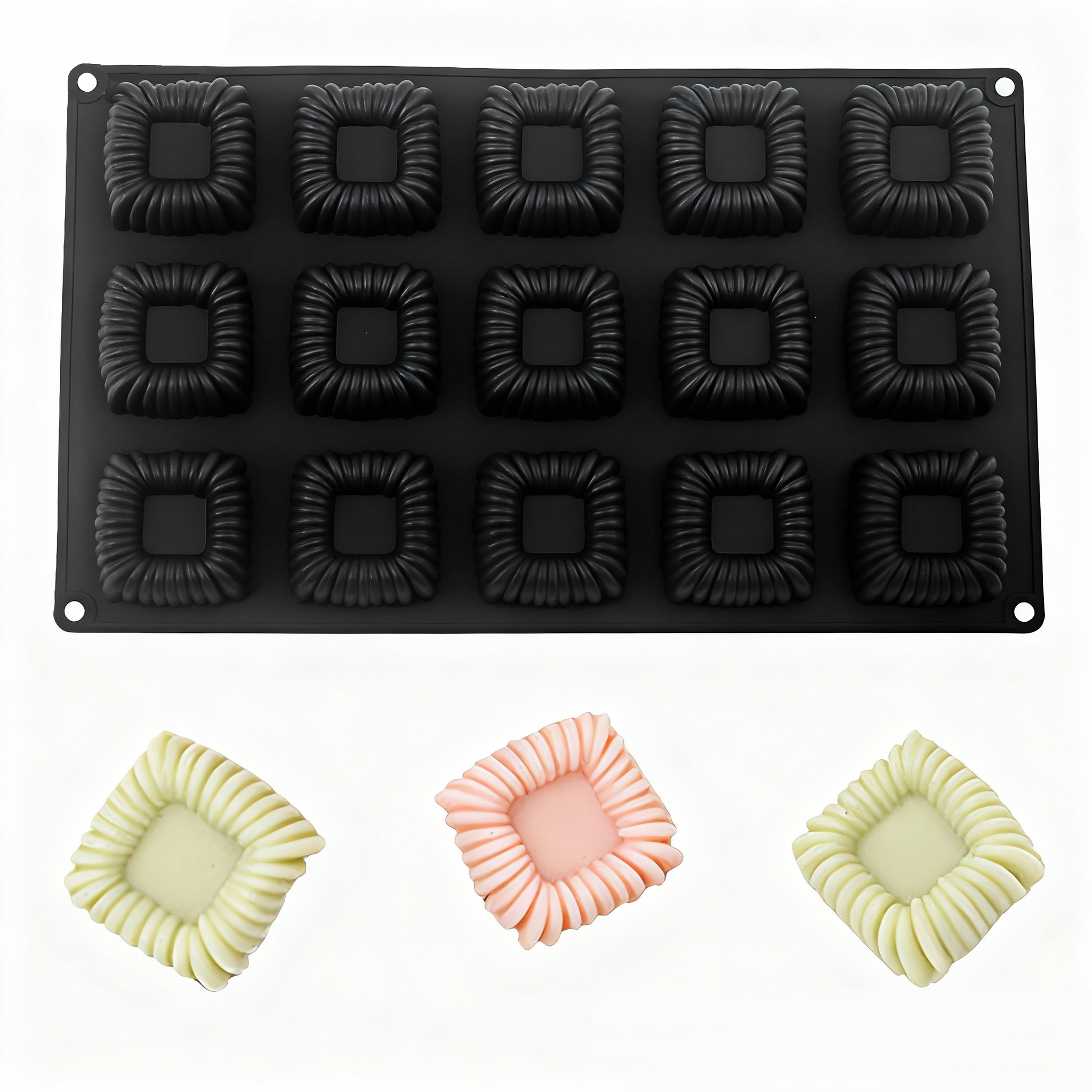 15-Cell Square Coil Texture De – Baking Kitchen Design Bewertung und Preis