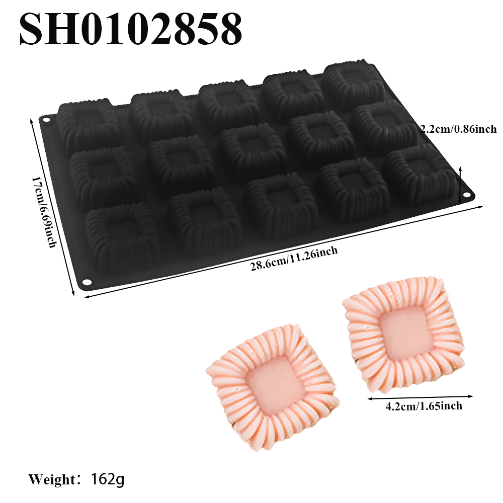 15-Cell Square Coil Texture De – Baking Kitchen Design Bewertung und Preis