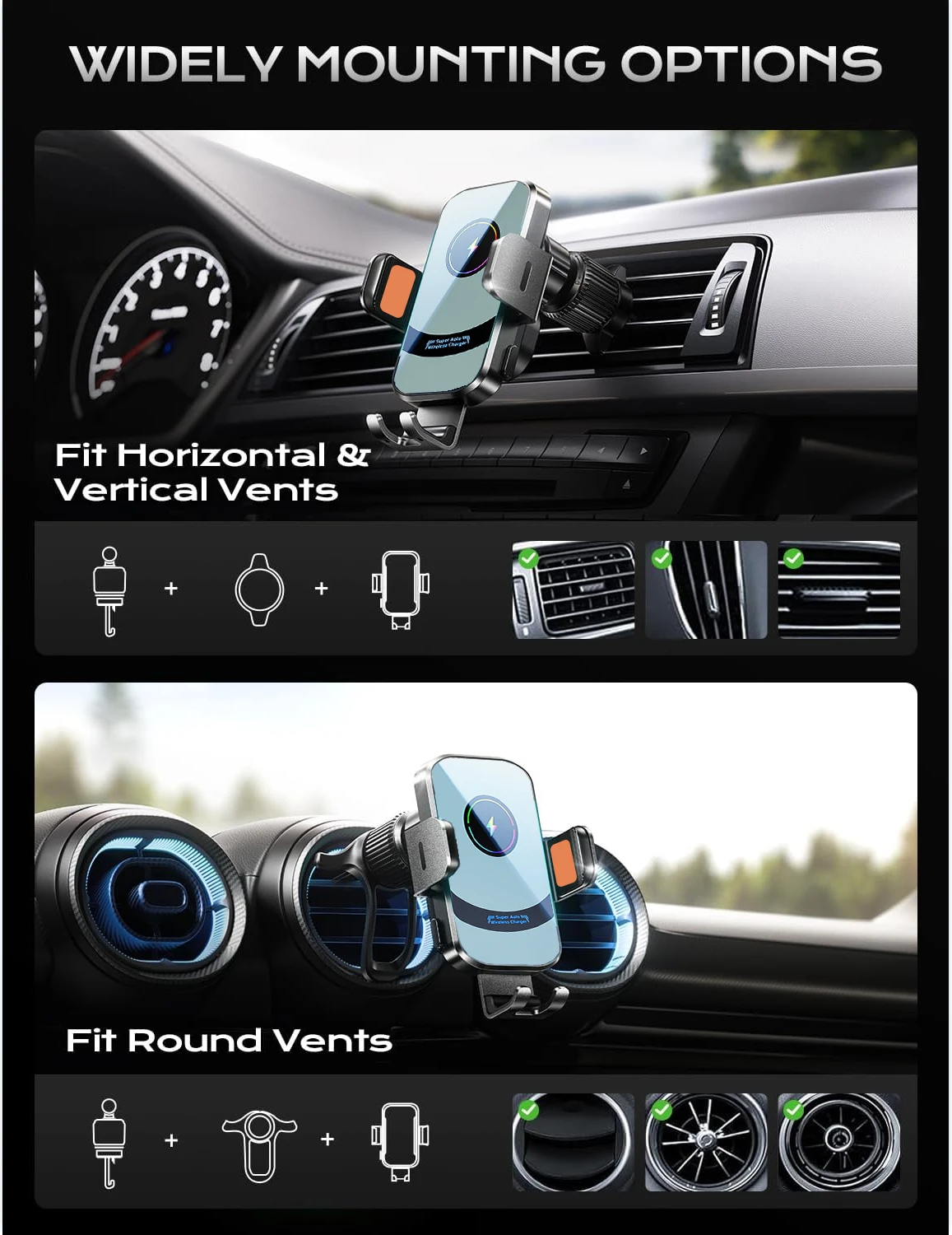UYUXIO Wireless Car Charger Su – Cooling Rack Wire Bewertung und Preis