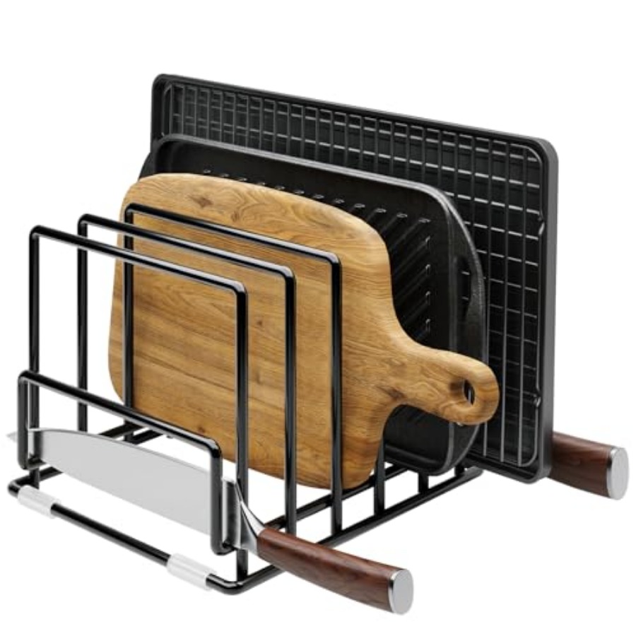 Cutting Board Organizer Rack w – Kitchen Baking Sheet Organizer Bewertung und Preis