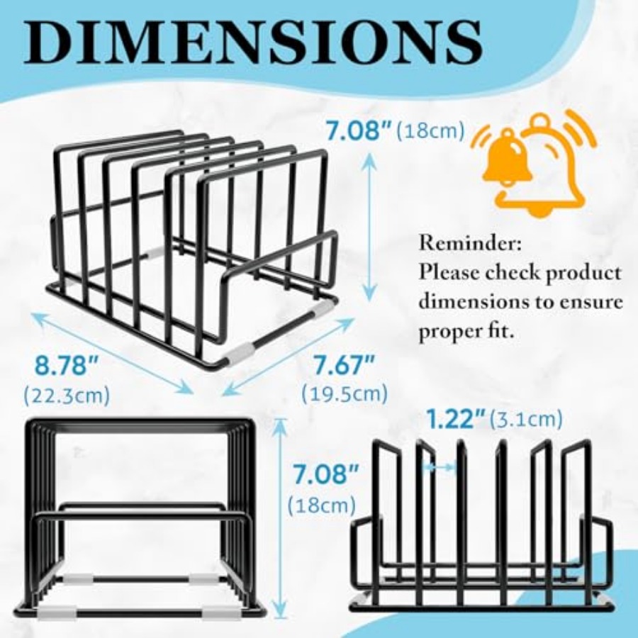 Cutting Board Organizer Rack w – Kitchen Baking Sheet Organizer Bewertung und Preis