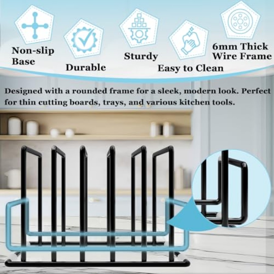 Cutting Board Organizer Rack w – Kitchen Baking Sheet Organizer Bewertung und Preis