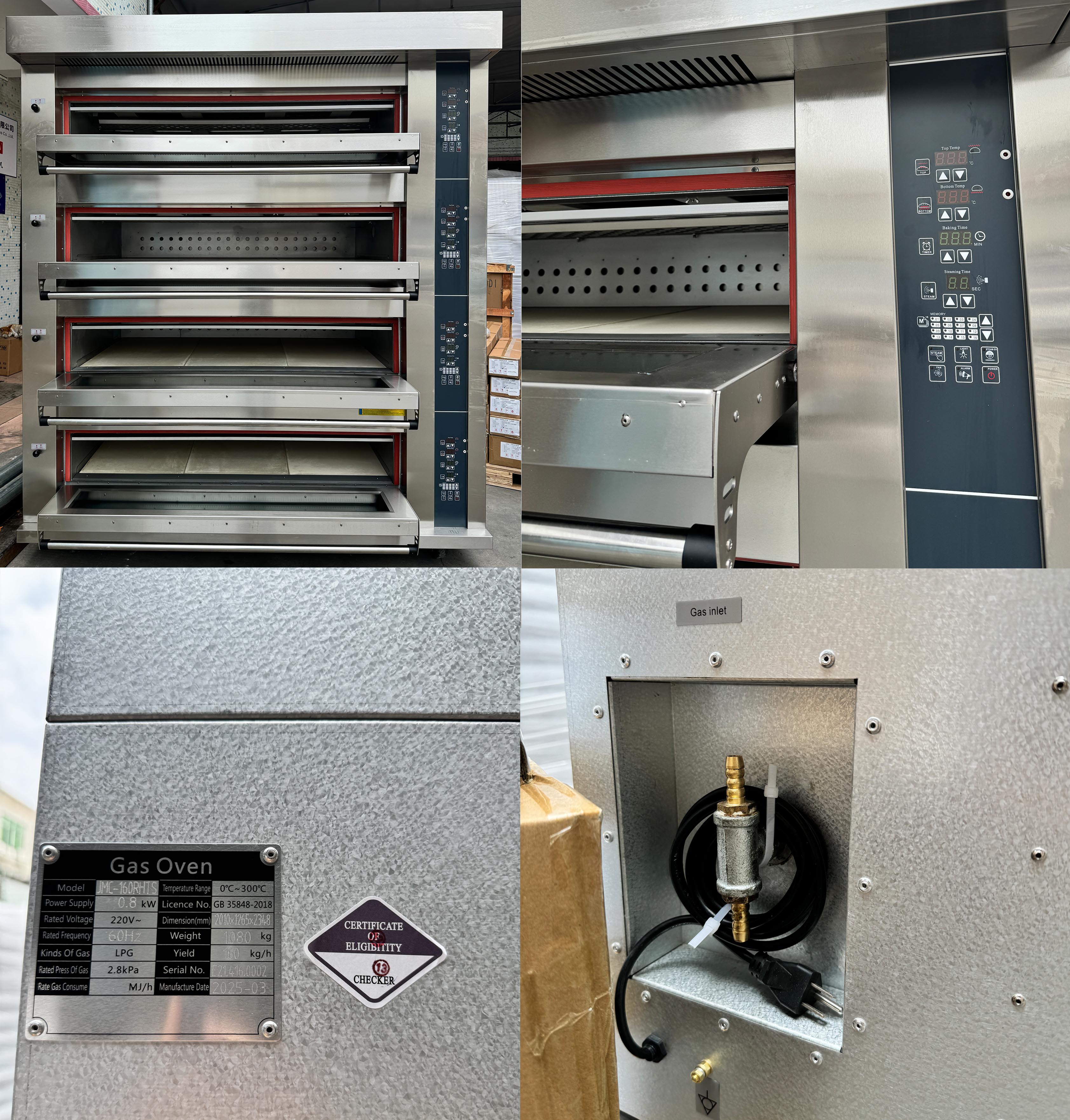 Customized Commercial Pizza Br – Commercial Kitchen Baking Equipment Bewertung und Preis