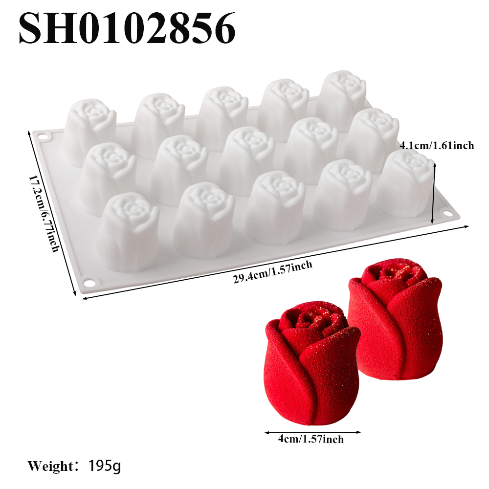 Valentine's Day 15-Cell Rose B – Baking Kitchen Design Bewertung und Preis