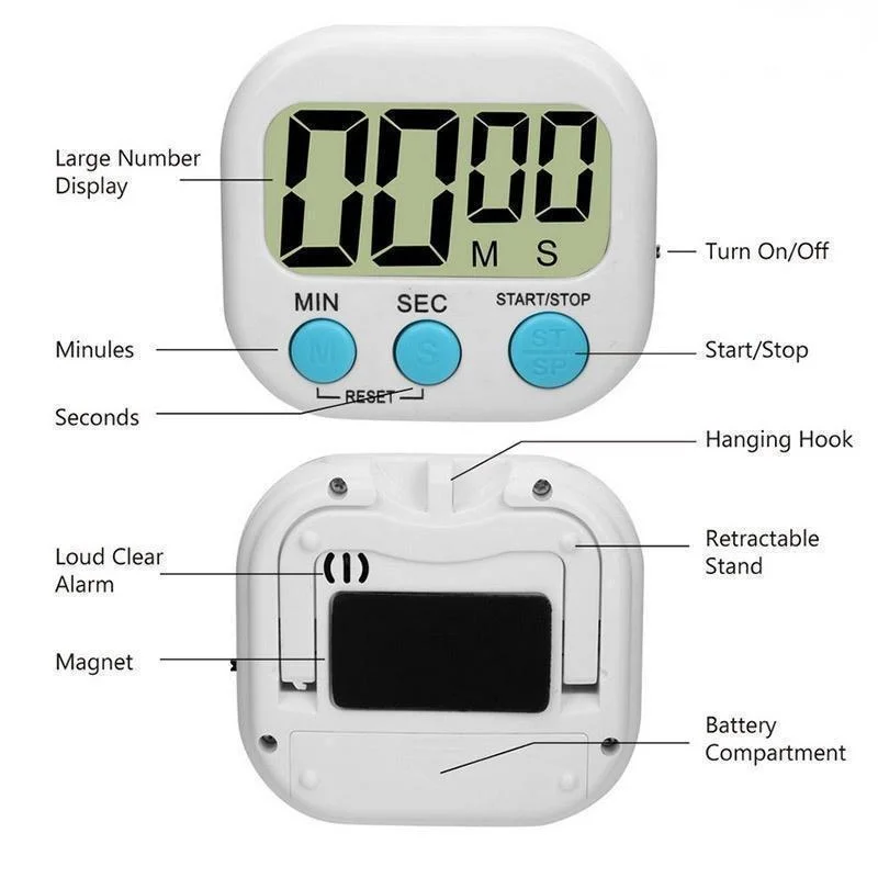 Mini Digital Kitchen Timer Big – Kitchen Baking Game Bewertung und Preis