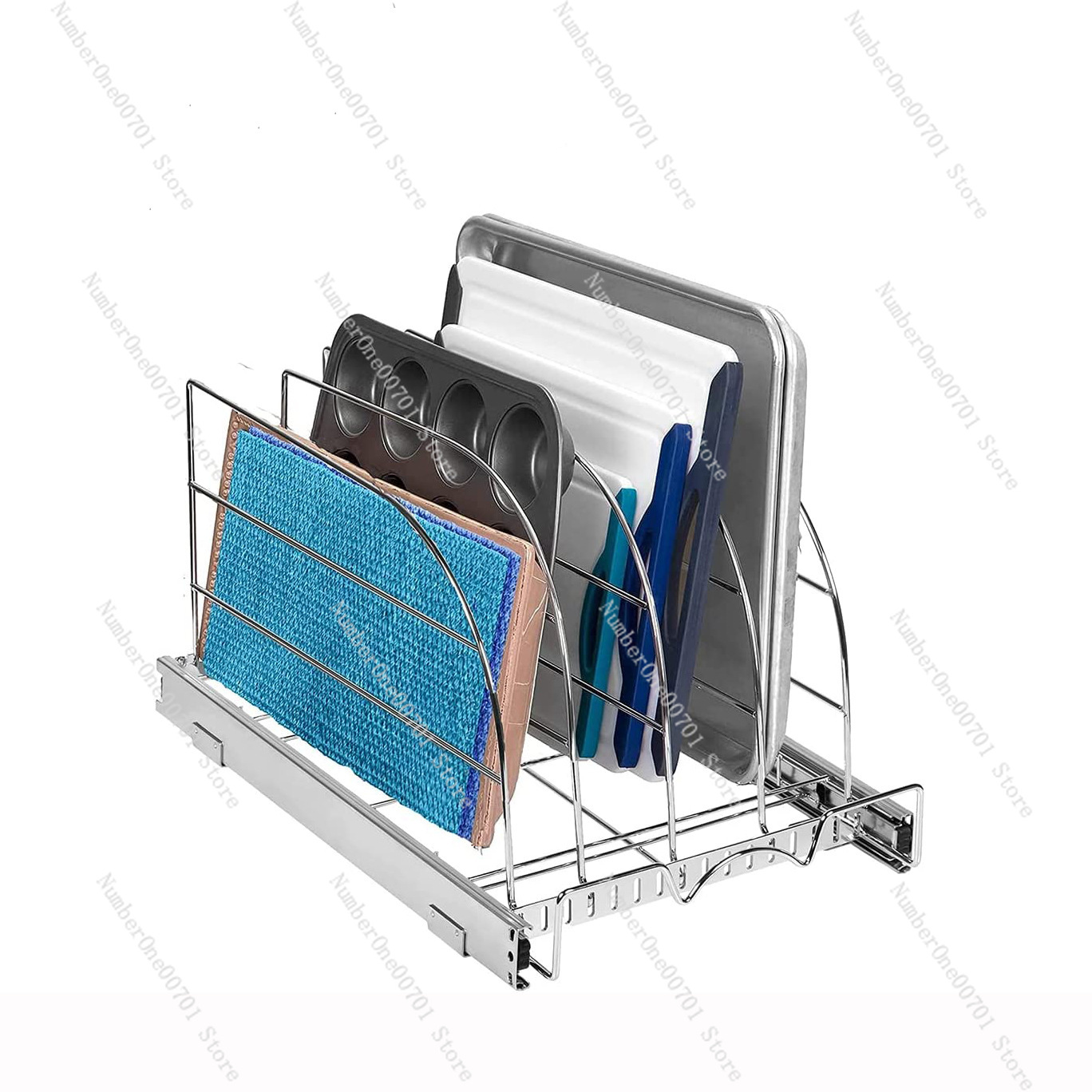 Slide-Out Kitchen Cabinet Orga – Kitchen Baking Sheet Organizer Bewertung und Preis