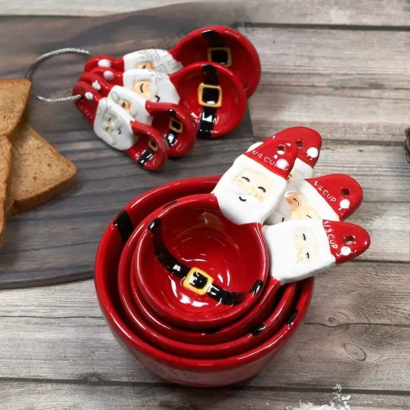 4pcs Christmas Measuring Spoon – Kitchen Baking Gifts Bewertung und Preis