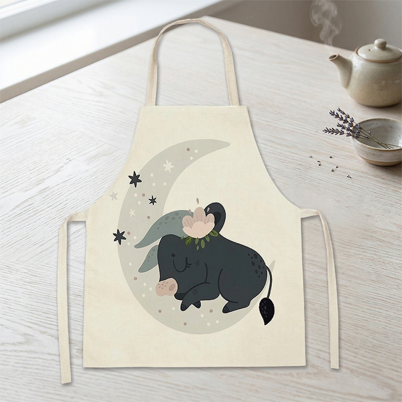 Cute Sleeping Baby Bull Moon S – Baking Kitchen Kids Bewertung und Preis