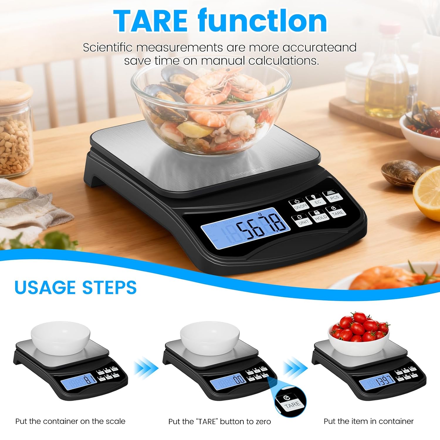 Digital Kitchen Scale with Lar – Kitchen Baking Unit Bewertung und Preis
