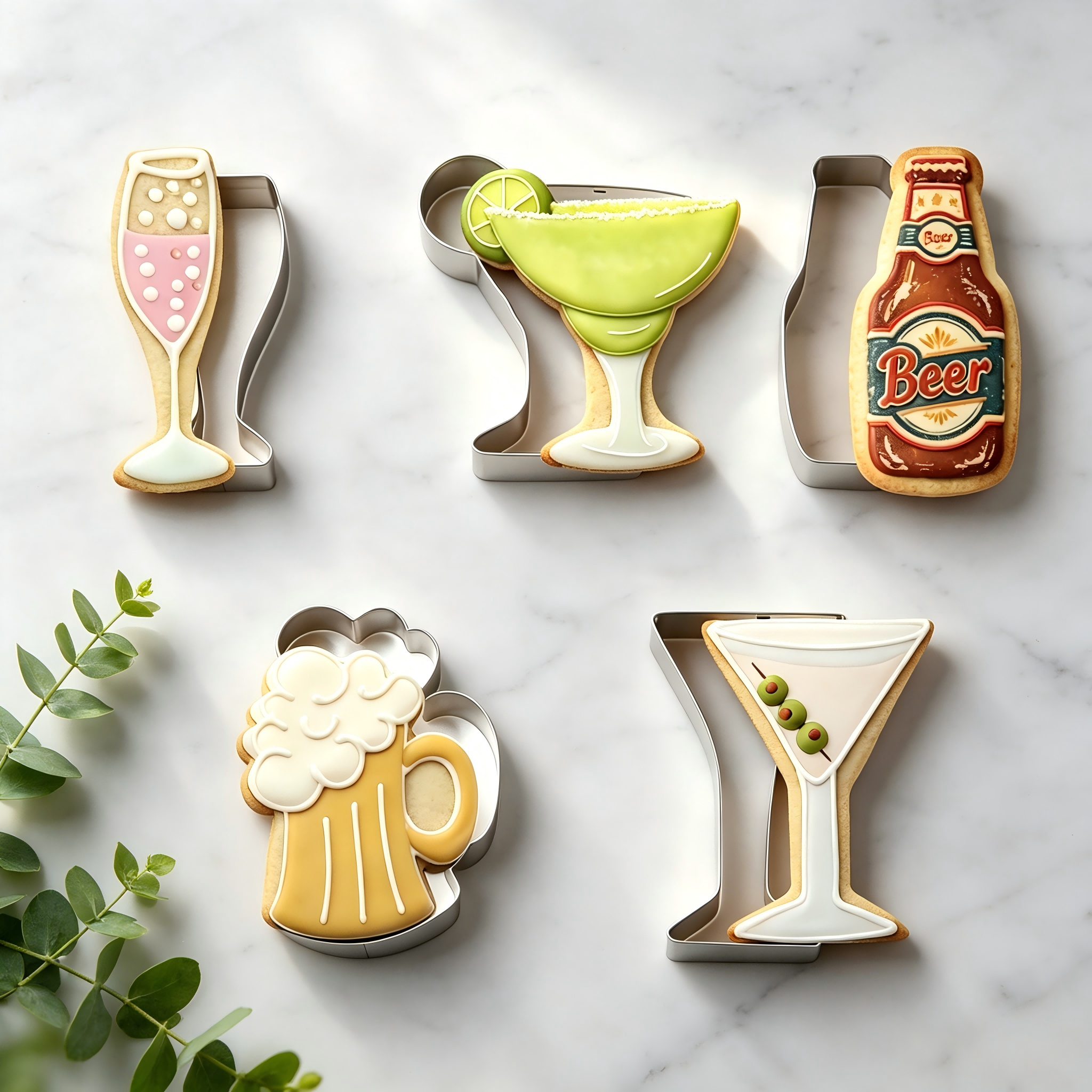 Cookie Cutter Set, 5PCS Cockta – Cookie Cutter Set Bewertung und Preis