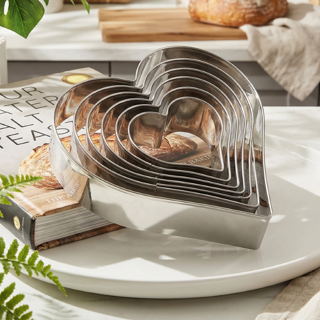 Stainless Steel Heart Cookie C – Cookie Cutter Set Bewertung und Preis