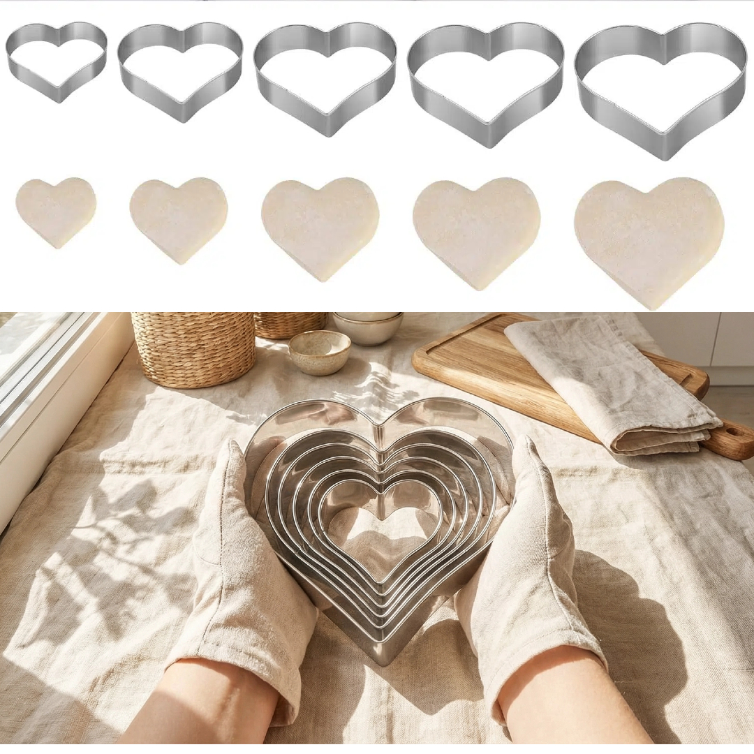 Stainless Steel Heart Cookie C – Cookie Cutter Set Bewertung und Preis