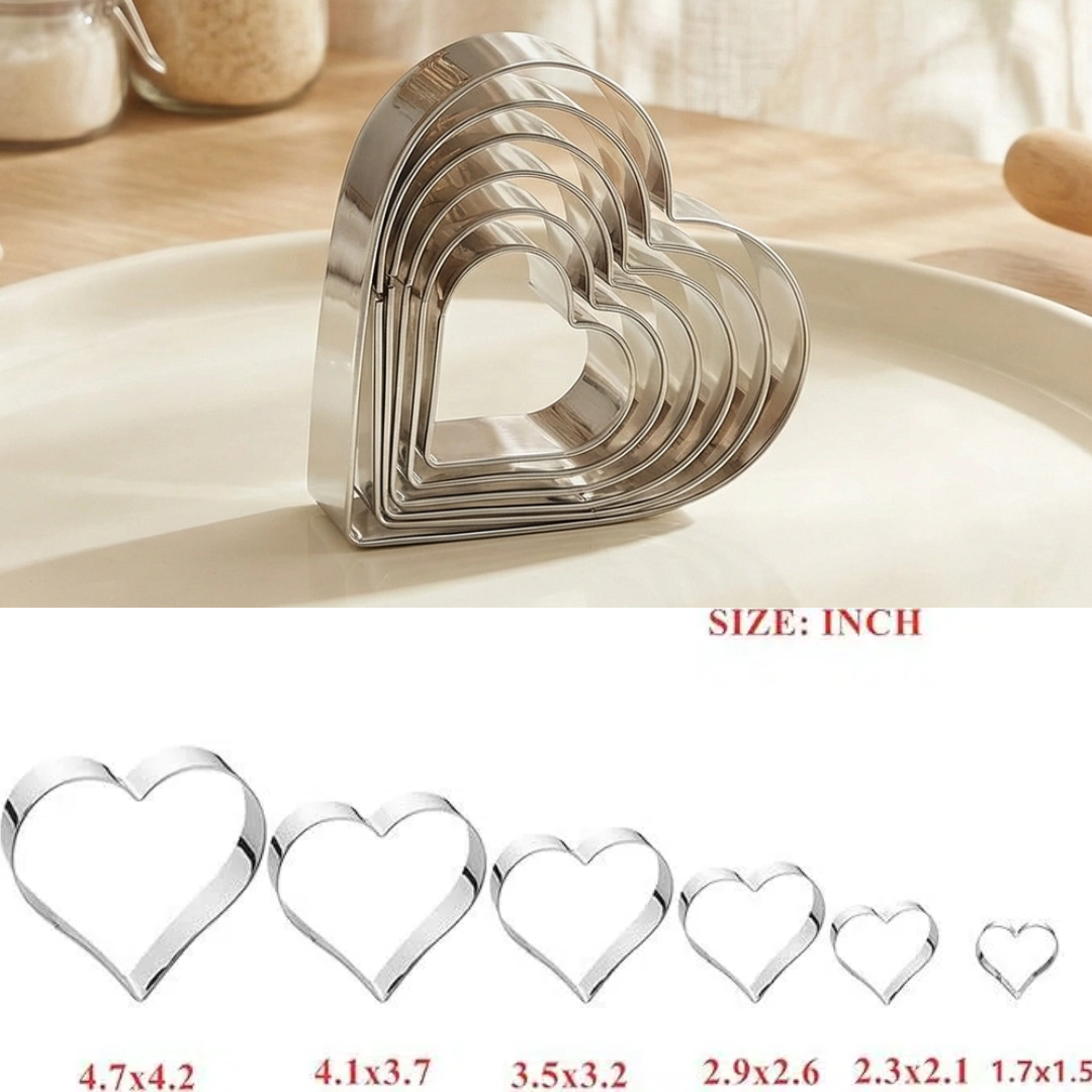 Stainless Steel Heart Cookie C – Cookie Cutter Set Bewertung und Preis