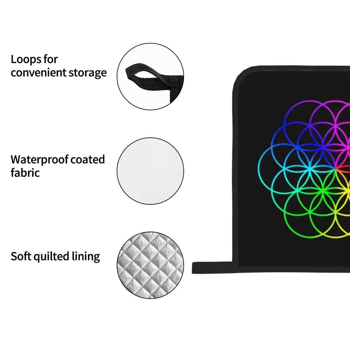 The Flower Of Life Oven Mitts  – Kitchen And Baking Life Bewertung und Preis