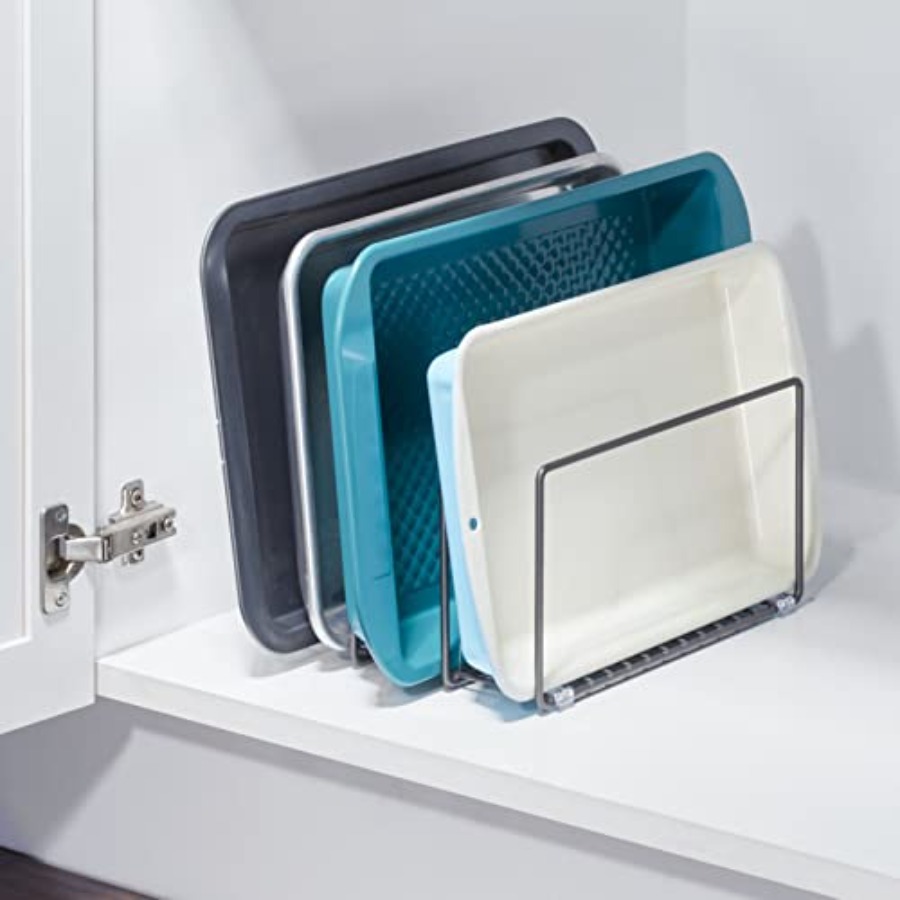 Metal Pan Organizer for Kitche – Kitchen Baking Sheet Organizer Bewertung und Preis