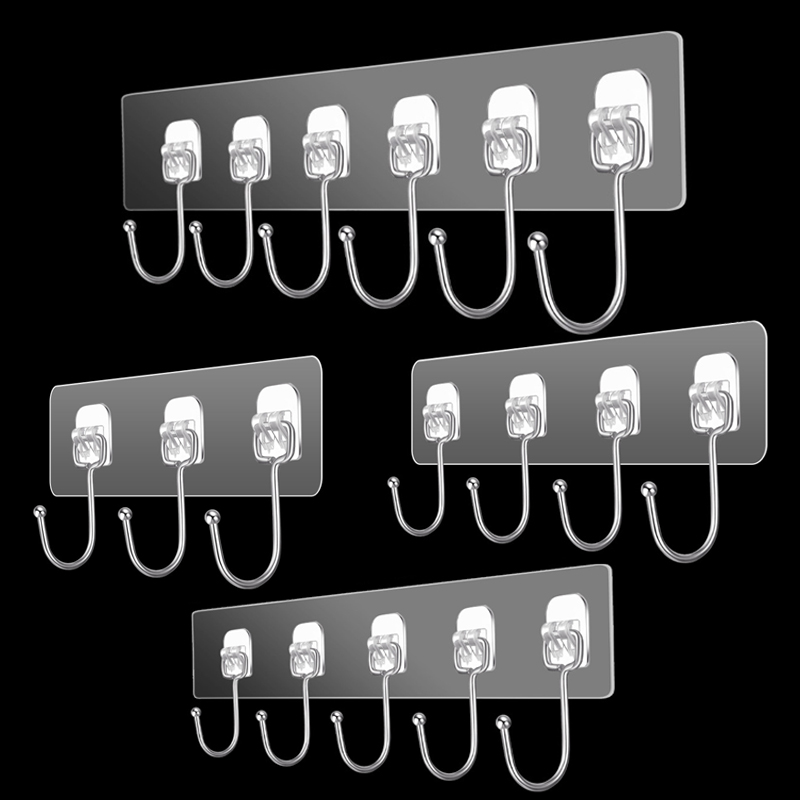 3/4/5/6 Row Wall Hanging Hook  – Kitchen Baking Gifts Bewertung und Preis