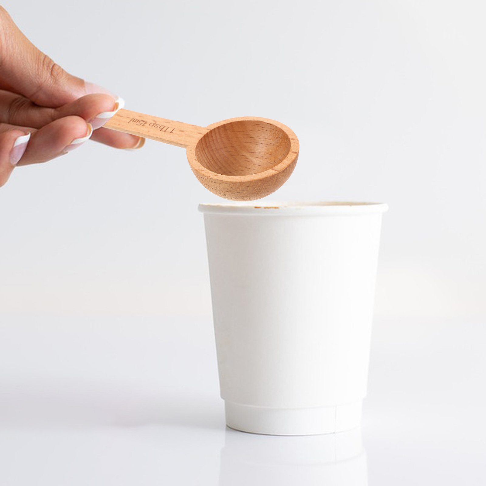 4Pcs Coffee Scoops Wooden Meas – Kitchen Baking Soda Bewertung und Preis