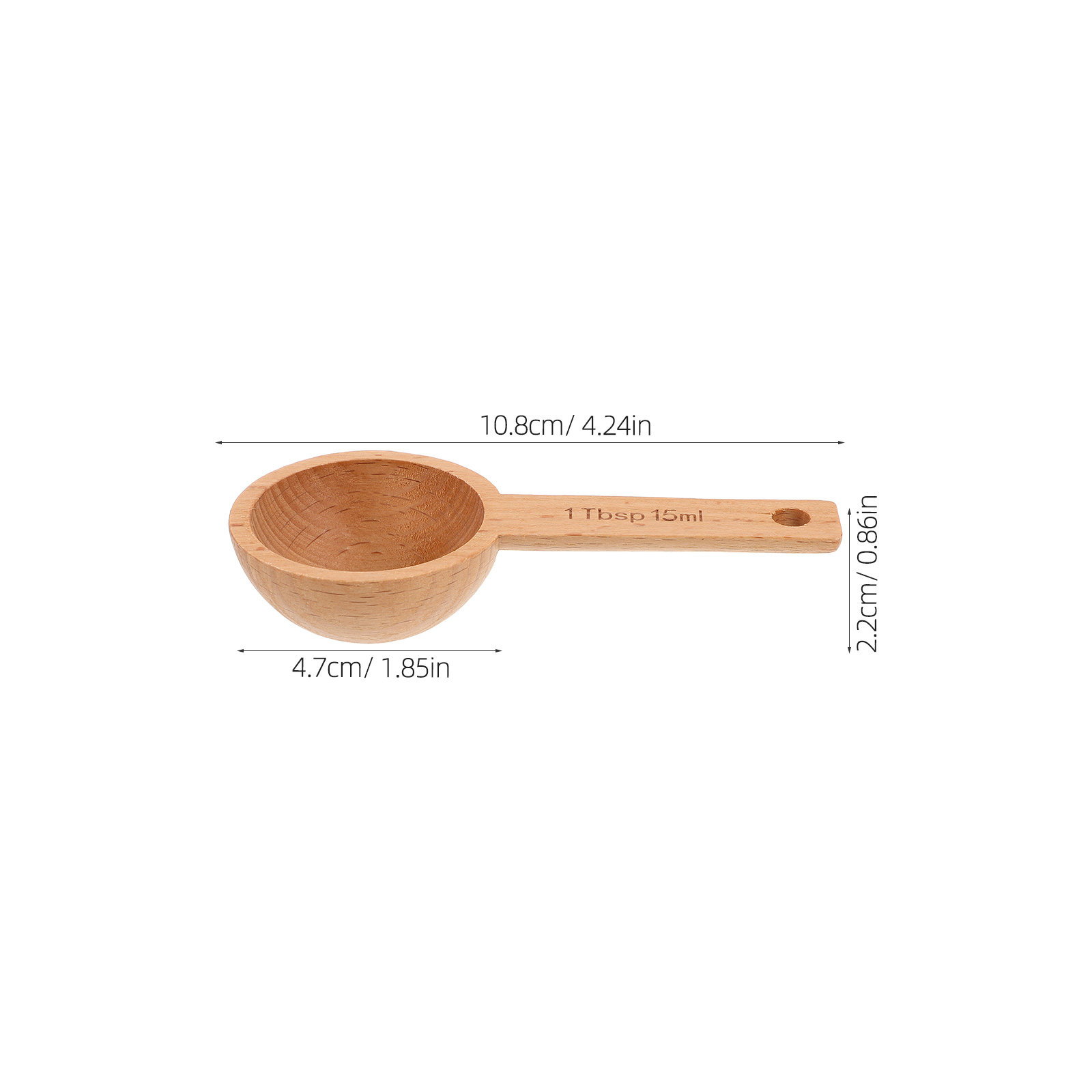 4Pcs Coffee Scoops Wooden Meas – Kitchen Baking Soda Bewertung und Preis