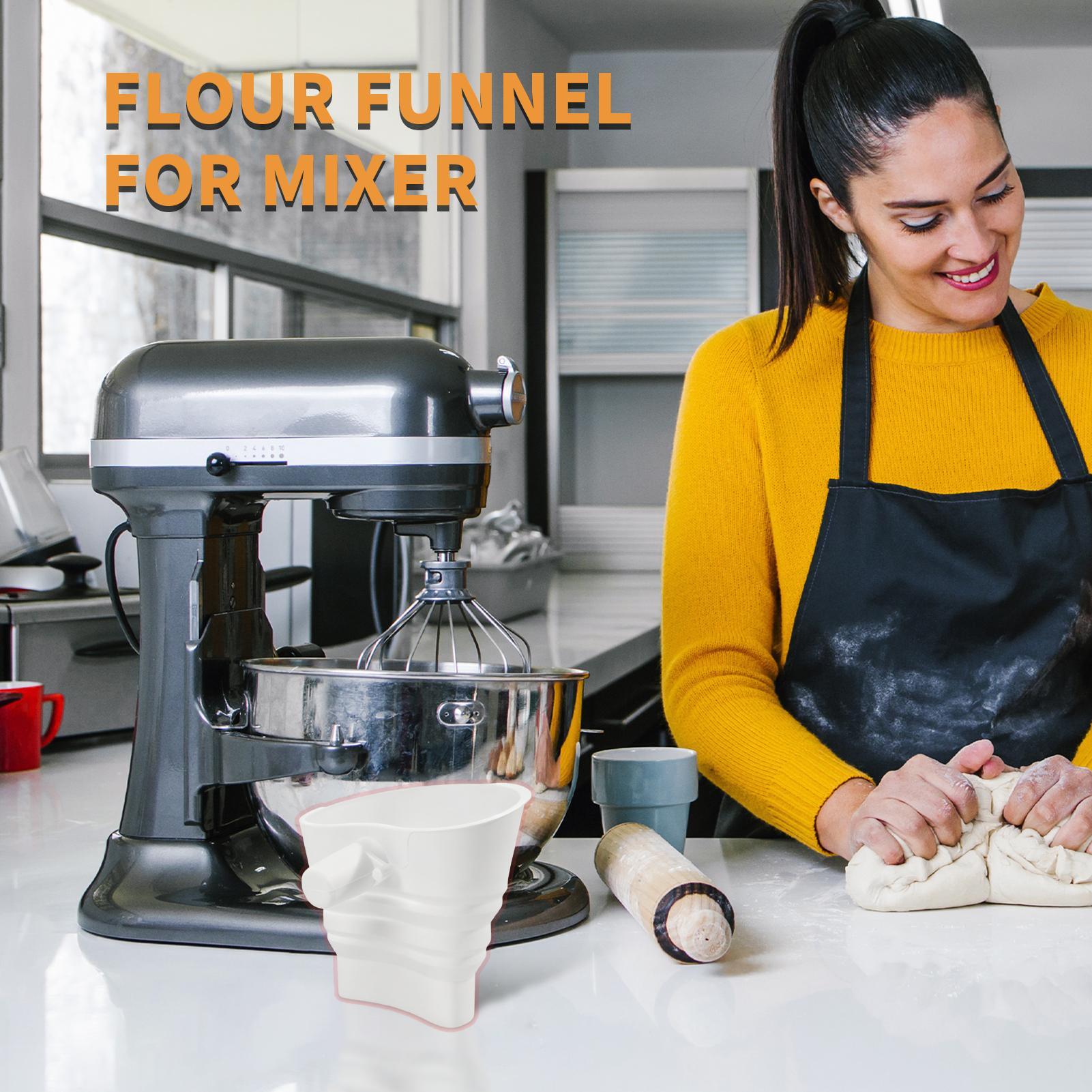 Flour Mixer Funnel Dough Bakin – Kitchen Aid Baking Bread Bewertung und Preis
