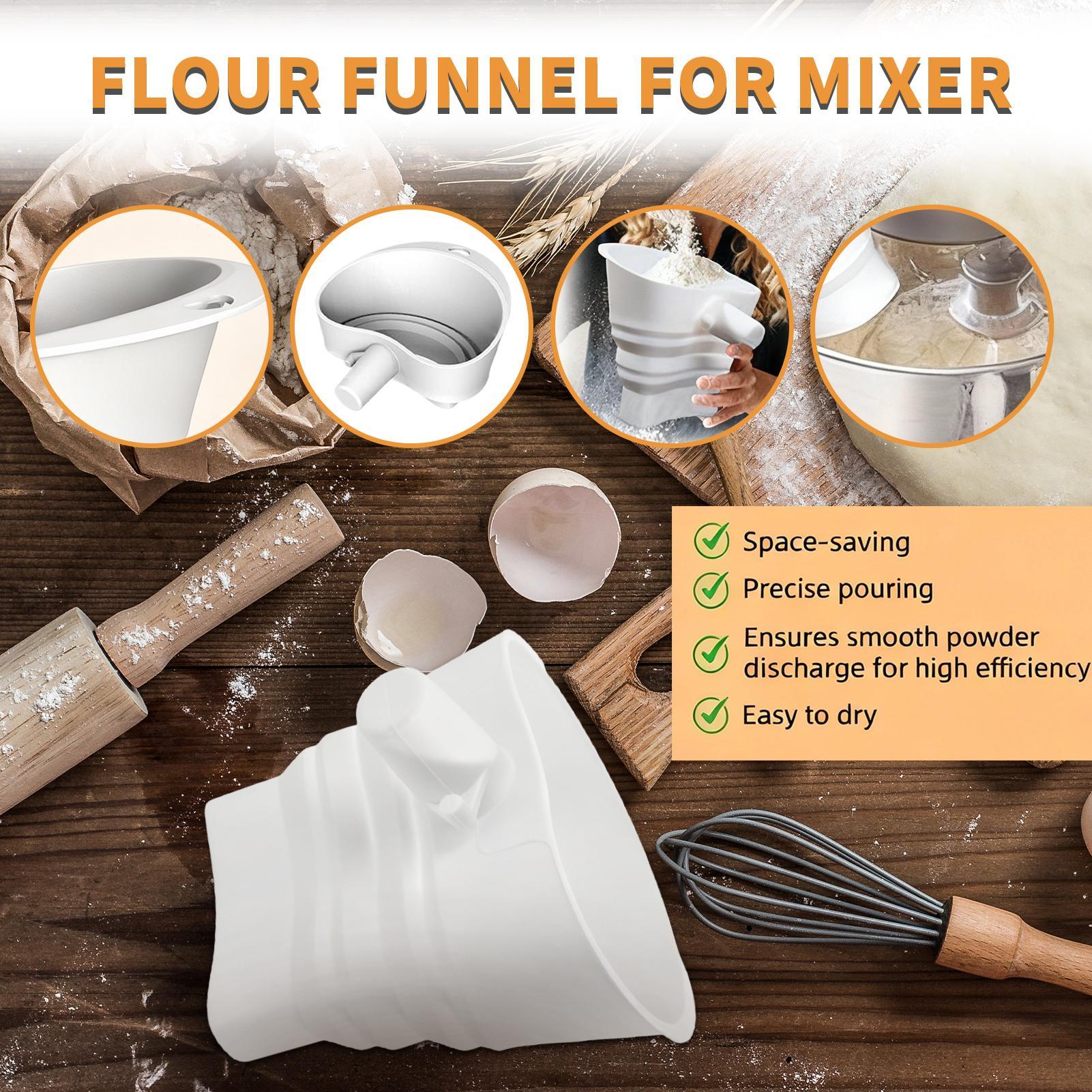 Flour Mixer Funnel Dough Bakin – Kitchen Aid Baking Bread Bewertung und Preis
