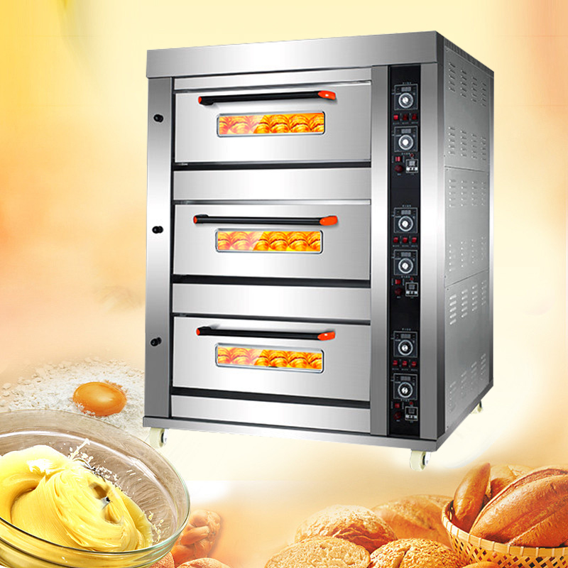 Guangzhou 3 Deck 6 Trays Comme – Commercial Kitchen Baking Equipment Bewertung und Preis