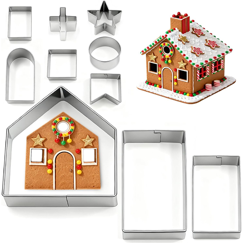 10Pcs Gingerbread House Cookie – Cookie Cutter Set Bewertung und Preis