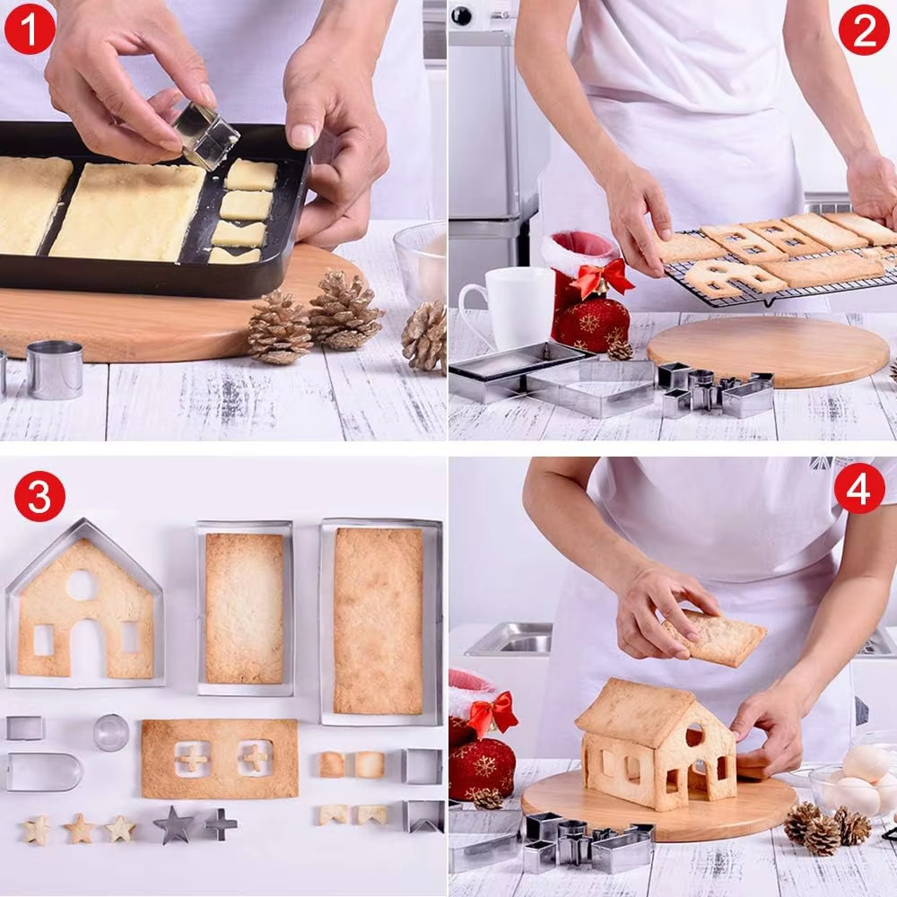 10Pcs Gingerbread House Cookie – Cookie Cutter Set Bewertung und Preis
