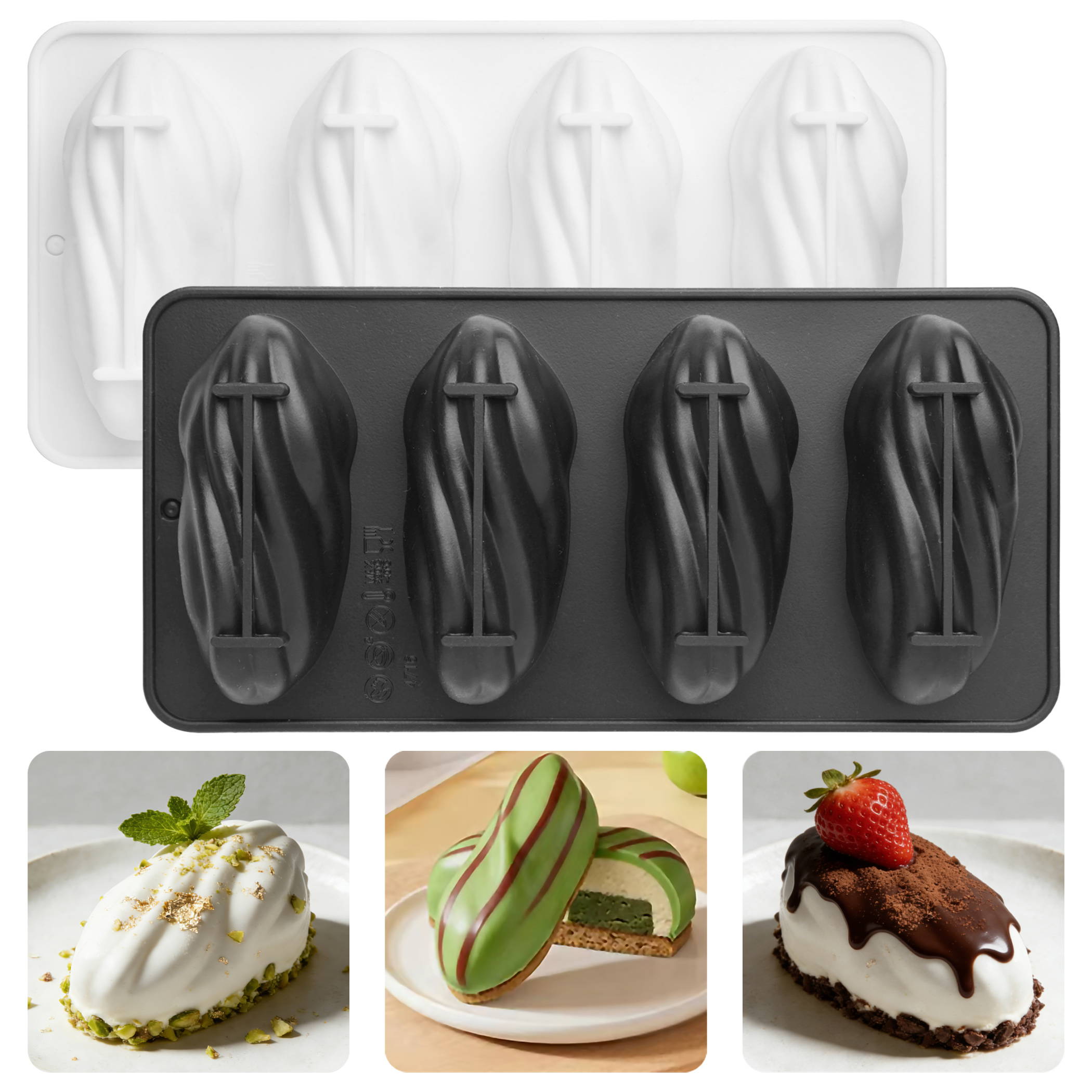 4-Cell Pistachios Design Silic – Baking Kitchen Design Bewertung und Preis