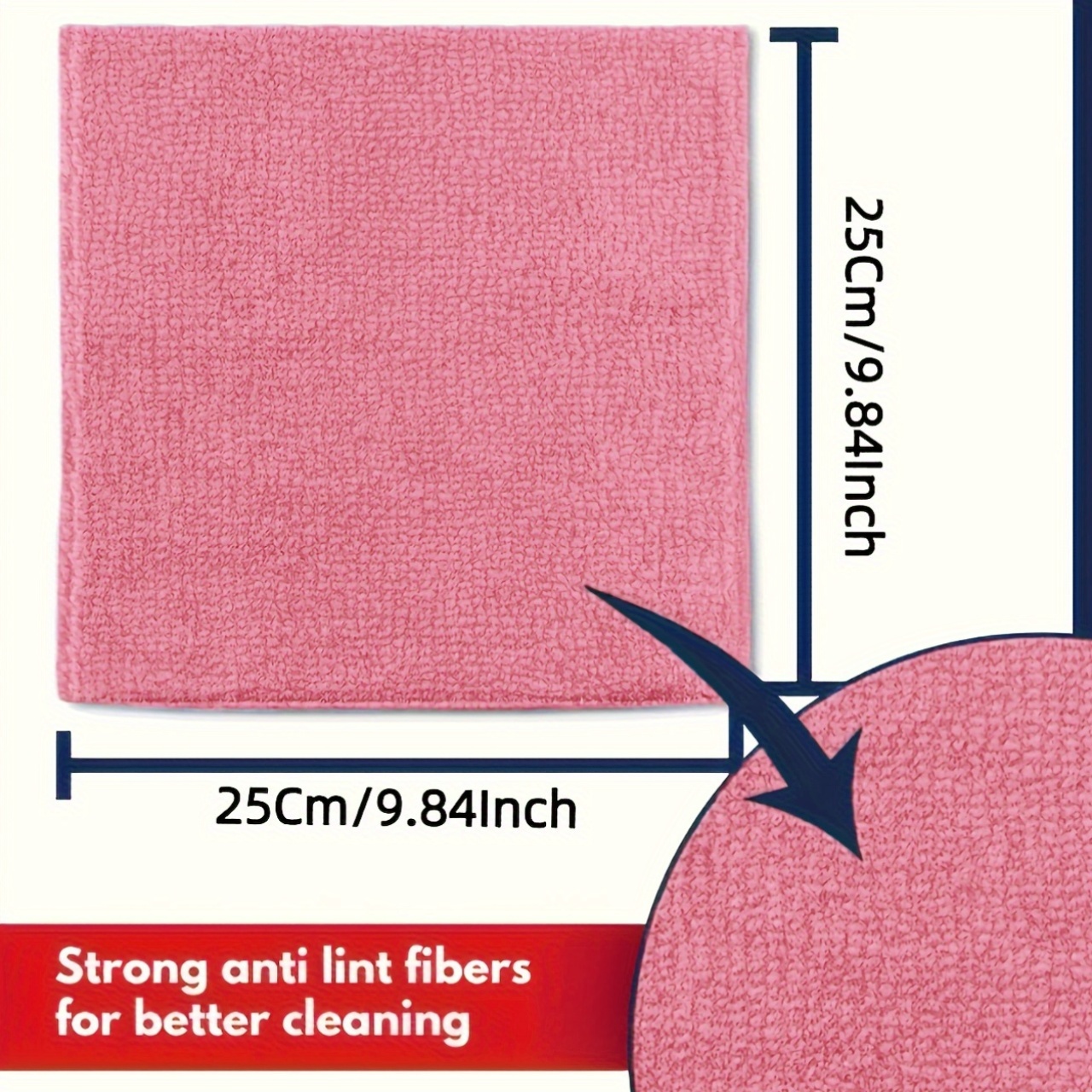 1-50Pcs Light Pink Microfiber  – Kitchen Baking Mixer Bewertung und Preis