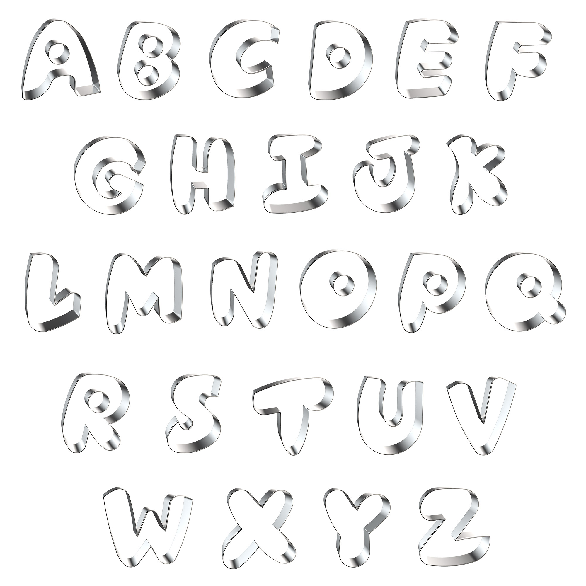 Letter Cookie Cutters Shapes 2 – Cookie Cutter Set Bewertung und Preis