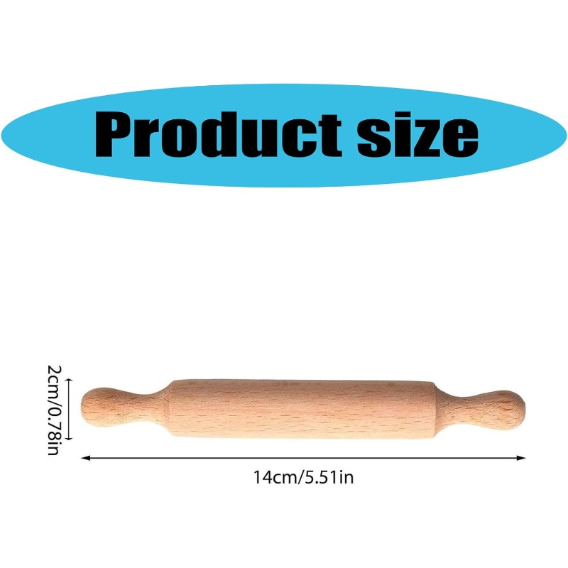 Wooden Mini Rolling Pin for Ki – Baking Kitchen Kids Bewertung und Preis