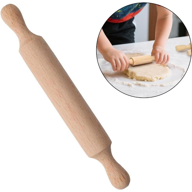 Wooden Mini Rolling Pin for Ki – Baking Kitchen Kids Bewertung und Preis