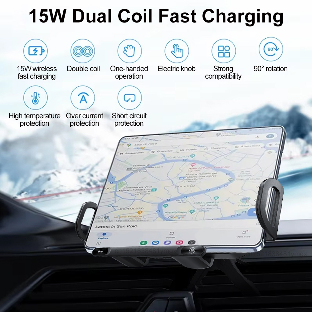 Car Wireless Charger Dual Coil – Cooling Rack Wire Bewertung und Preis