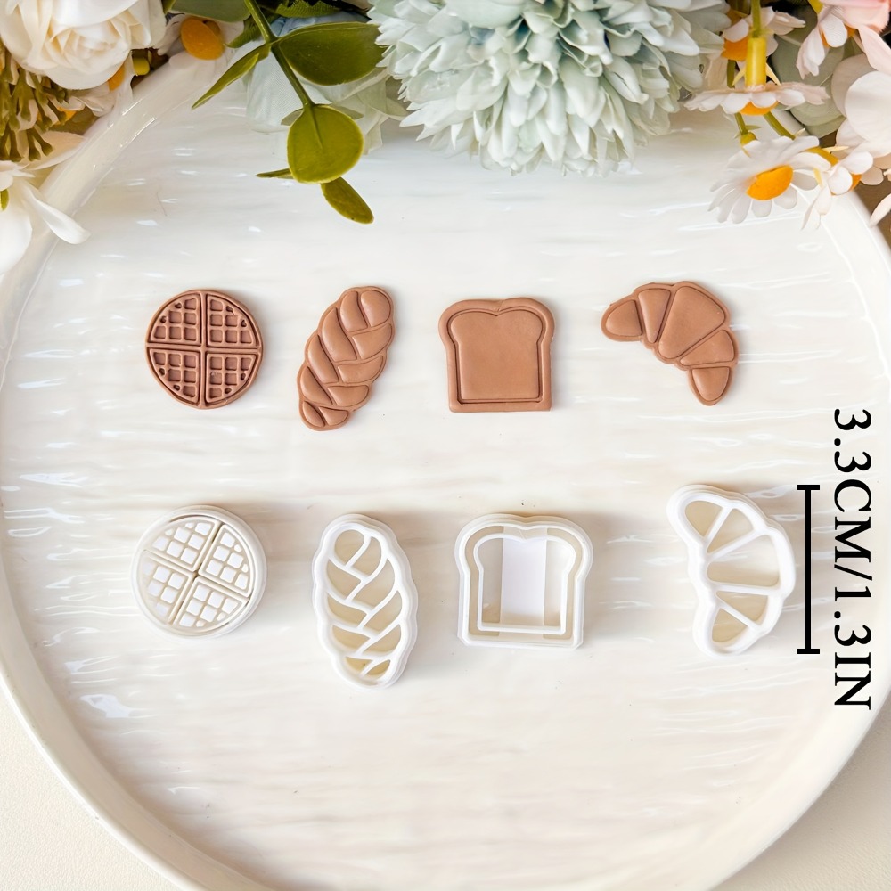 4Pcs Bread Themed Cookie Cutte – Cookie Cutter Set Bewertung und Preis