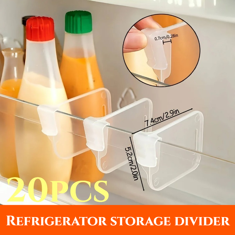 5-20PCS Sturdy Clear Refrigera – Kitchen Zo Bewertung und Preis
