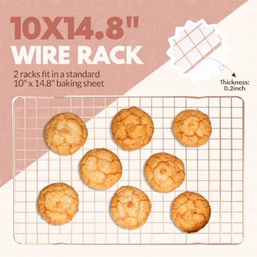 2 PCS Cooling Racks for Cookin – Cooling Rack Wire Bewertung und Preis