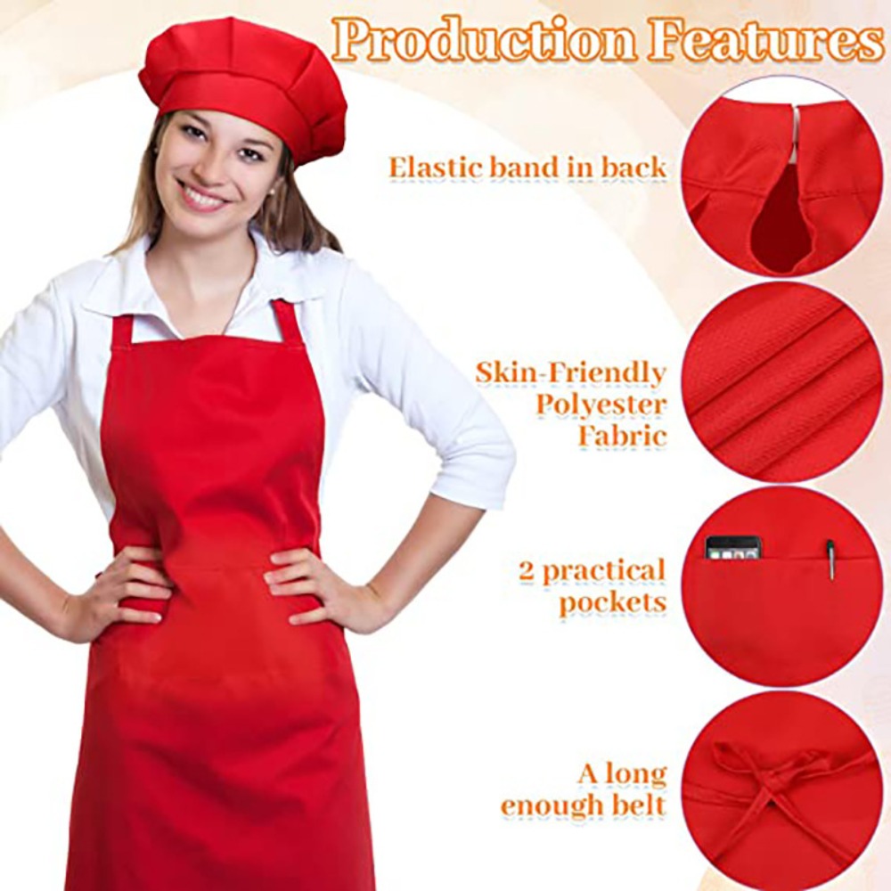 Children Chef Apron Front Pock – Baking Kitchen Kids Bewertung und Preis
