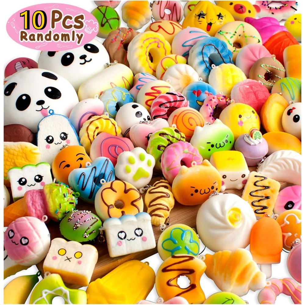 10pcs Random Squishes Toy Mini – Kitchen Baking Gifts Bewertung und Preis