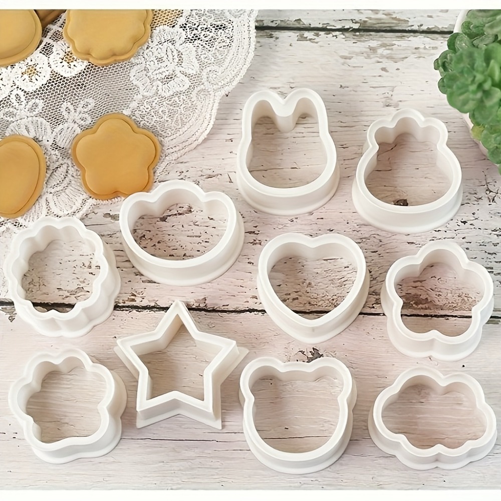 10Pcs Cookie Biscuit  Cutters  – Cookie Cutter Set Bewertung und Preis