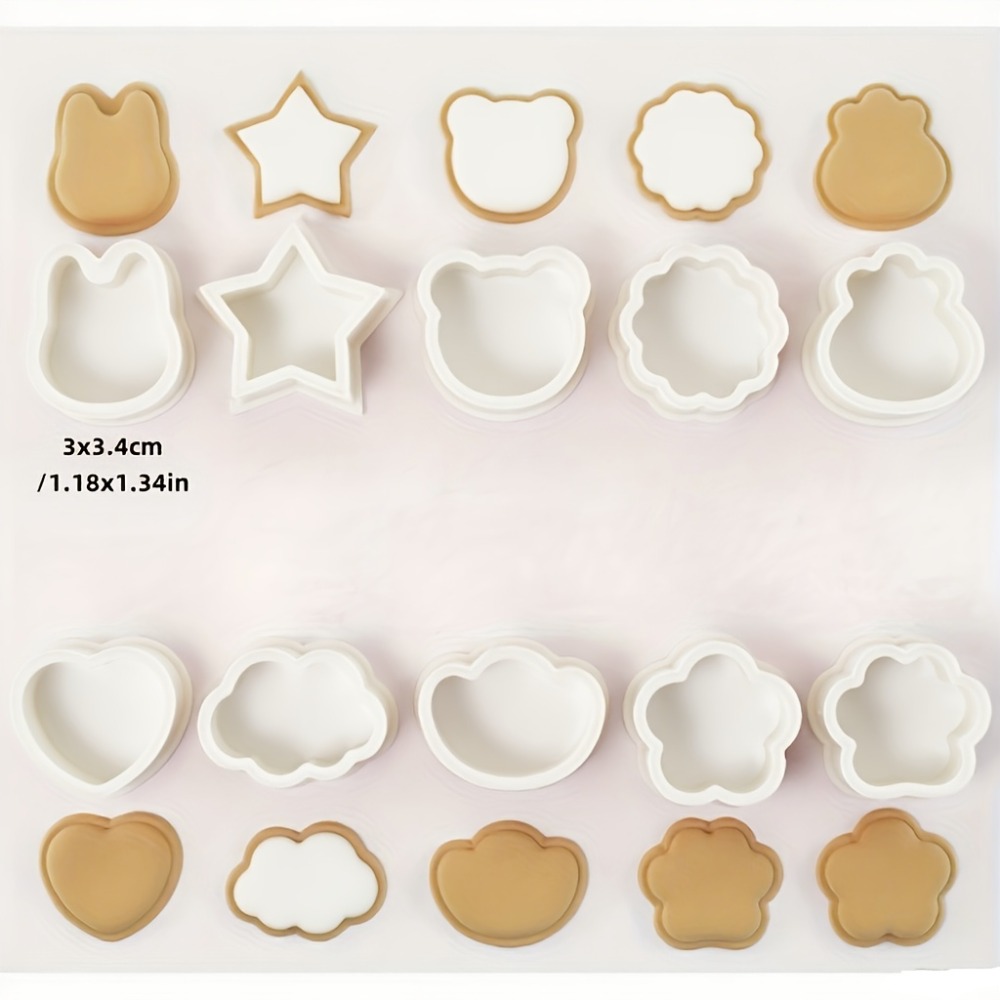 10Pcs Cookie Biscuit  Cutters  – Cookie Cutter Set Bewertung und Preis