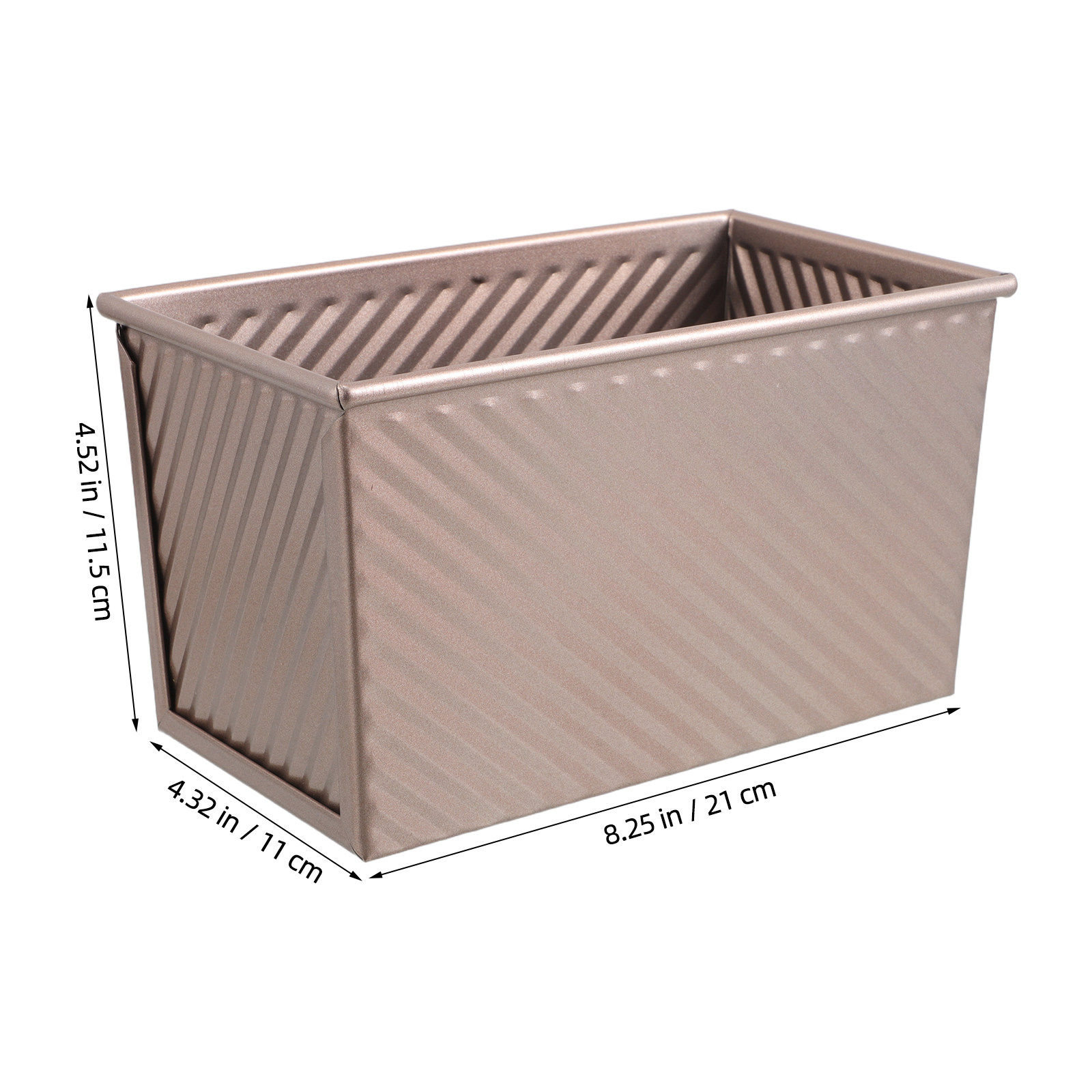 Non-Stick Rectangular Toast Pa – Kitchen Baking Pans Bewertung und Preis
