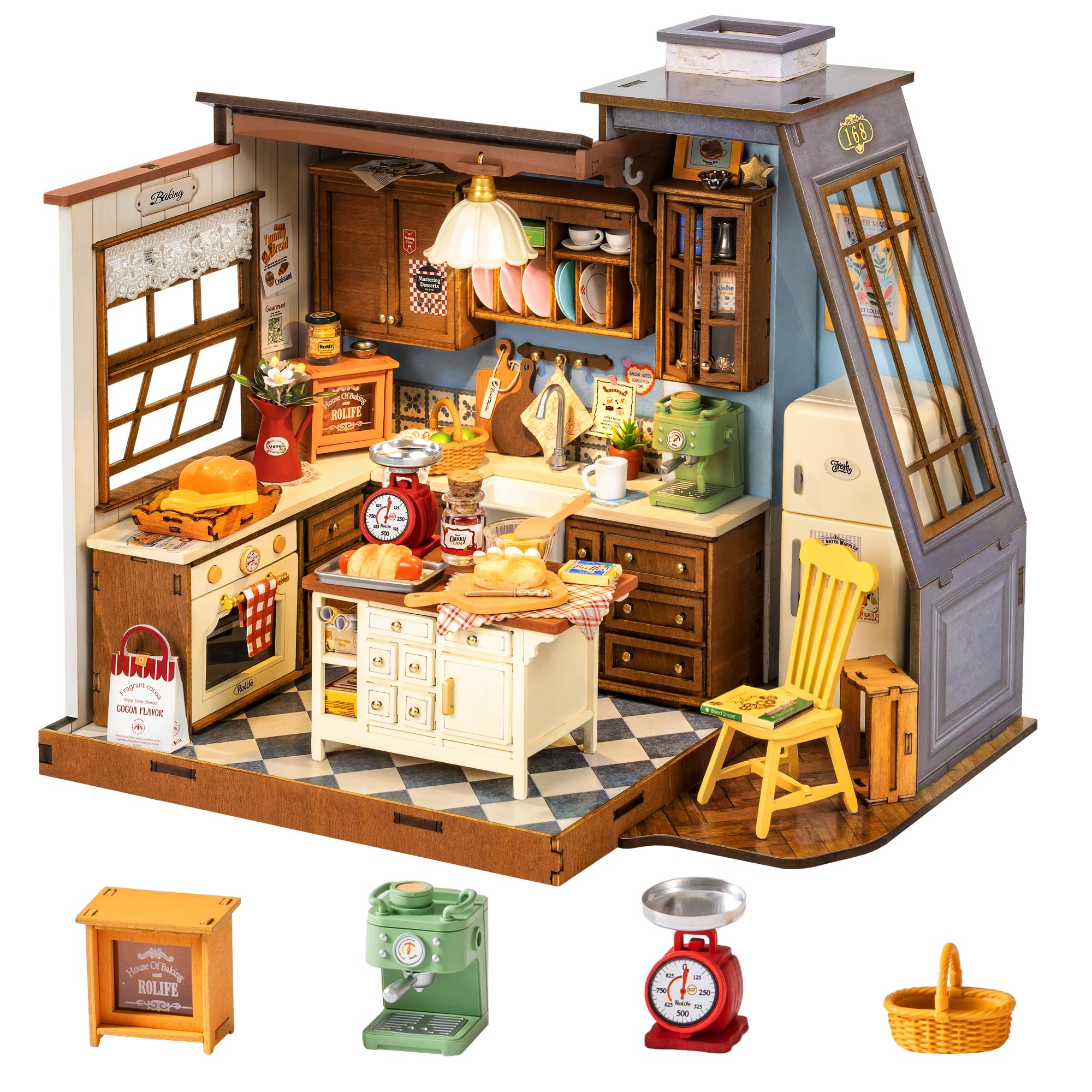 Rolife DIY Miniature House Kit – Baking Kitchen Robotime Bewertung und Preis