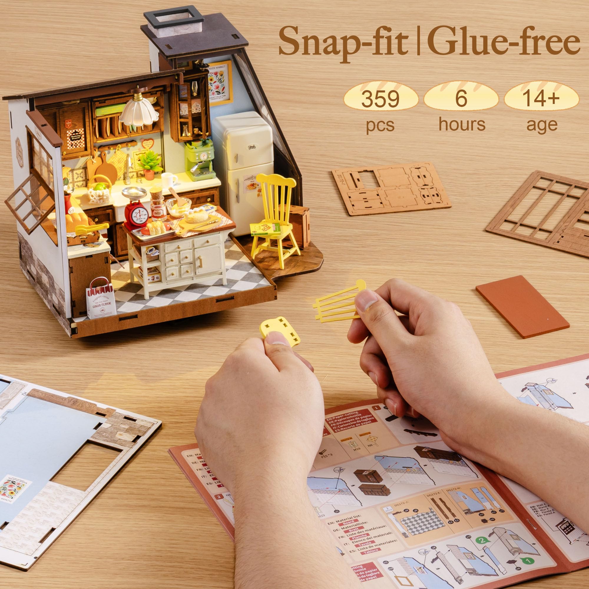 Rolife DIY Miniature House Kit – Baking Kitchen Robotime Bewertung und Preis