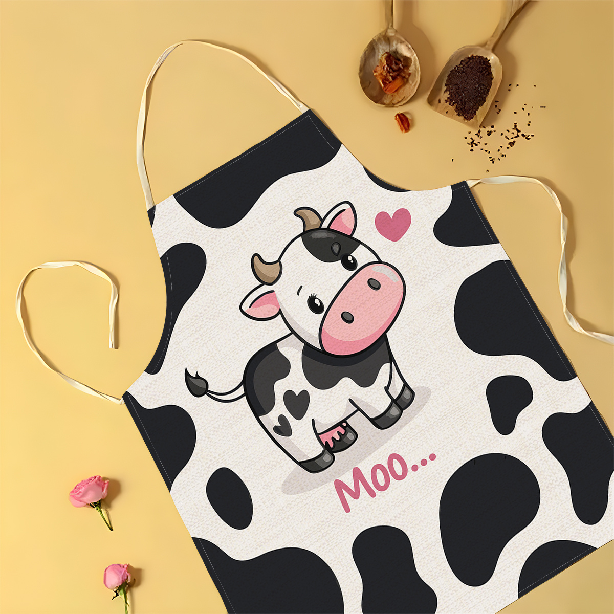1pc Cute Cartoon Cow Print Kit – Baking Kitchen Kids Bewertung und Preis