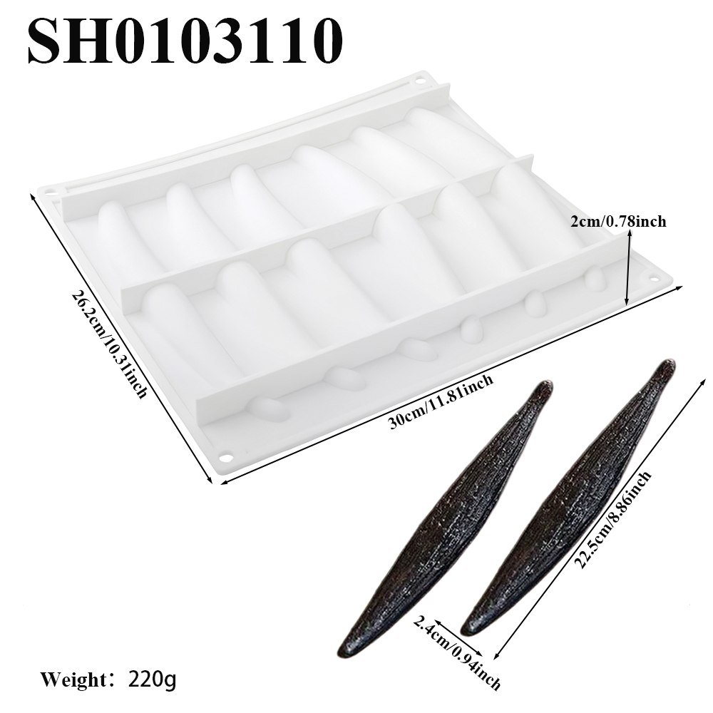 1 or 6 or 10-Cell Vanilla Pod  – Baking Kitchen Design Bewertung und Preis