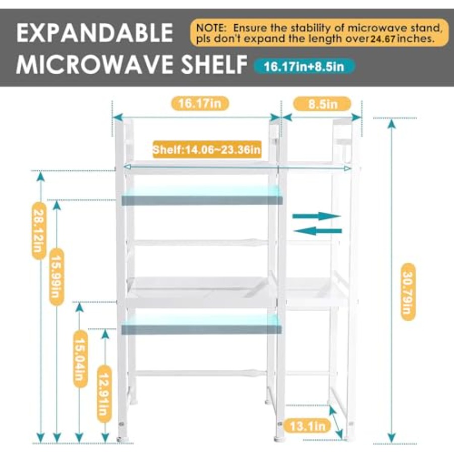 Microwave Oven Rack, Expandabl – Kitchen Utensils Bewertung und Preis